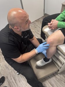PRP knee injection in Novi